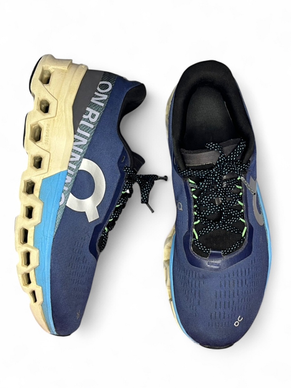On Men's Cloudmonster 2 On Cloud running shoes Men’s Size 8.5 Tempest/Horizon